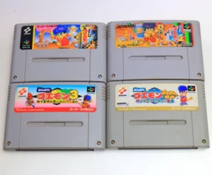 Lote 4 Ganbare Goemon 1 2 3 y Kira Kira Set Nintendo Super Famicom SFC Japón Ver. - Imagen 1 de 5