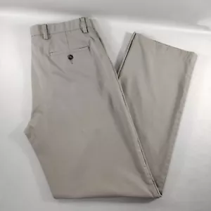 Pantalones Dockers D3 Calce Clásico Beige Frente Plano Caqui Para Hombre Talla Real 34x32 - Imagen 1 de 7