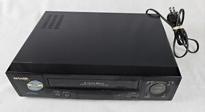 Sharp VC-A573U VHS VCR 4-Head Video Cassette Recorder Tested and Works!