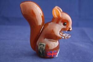 LANGHAM GLASS CRYSTAL HAND-MADE SMALL RED SQUIRREL FIGURE BRAND NEW / BOXED