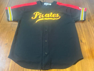 Pittsburgh Pirates Starter MLB Black Jersey Size XL Vintage - Image 1 of 4