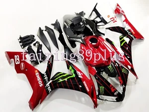 Candy Red Black ABS Injection Fairing Kit Fit for 2004 2005 2006 YZF R1 - Foto 1 di 7