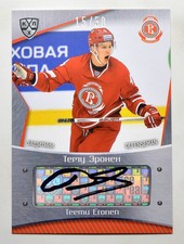 2015-16 KHL Vityaz Moscow Autograph #VIT-A05 Teemu Eronen 15/50
