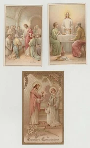 3 x IMAGE PIEUSE HOLY CARD SANTINI Chromos - Picture 1 of 1