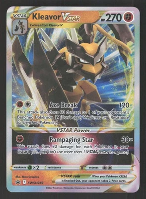 Kleavor VSTAR SWSH249 Promo Pokemon SWSH: Sword & Shield Promo Cards - Image 1 of 2