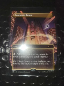 Spider-Man Guarida Secreta Magic The Gathering Villainous Plots Command Tower - Imagen 1 de 2