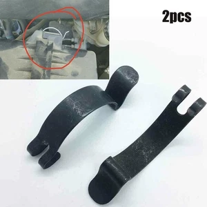 High Reliability Air Filter Housing Box Spring Clip Clamp Replacement Black 2pcs - Picture 1 of 12