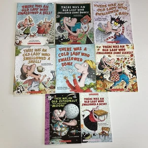 Lucille Colandro There Was Old Lady Day Care Preschool Kindergarten 8 Book Lot - Bild 1 von 4