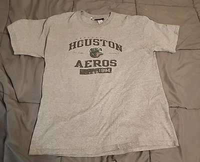 Rare Vintage Houston Aeros Old Time Hockey T-shirt XL Extra Large  - Image 1 of 4