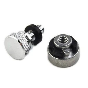 Rear Fender Seat Bolt Screw Mount Nut Kit Knurled Bolt Silver Nut For CVO - Picture 1 of 12
