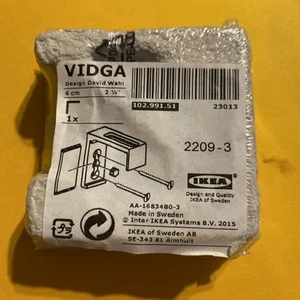 Ikea VIDGA Wall bracket white 2 ¼" 102.991.51 - Picture 1 of 6
