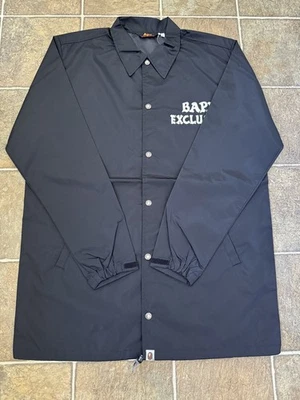 2001 A Bathing Ape Deadstock Black Large Light Jacket - Image 1 of 4
