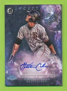 2016 Bowman Inception Autograph - Hunter Cole (PA-HC) San Francisco Giants - Picture 1 of 2