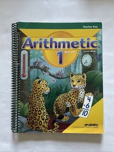 # ABeka Book Arithmetic 1 Work- text key 2nd Edition Teacher Key - Picture 1 of 8