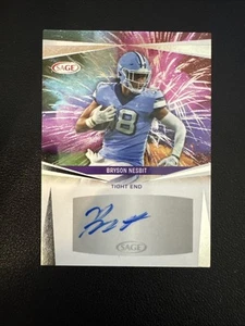 2025 Sage High Series Football - Bryson Nesbit - #A-BN Prospect Auto - Picture 1 of 2