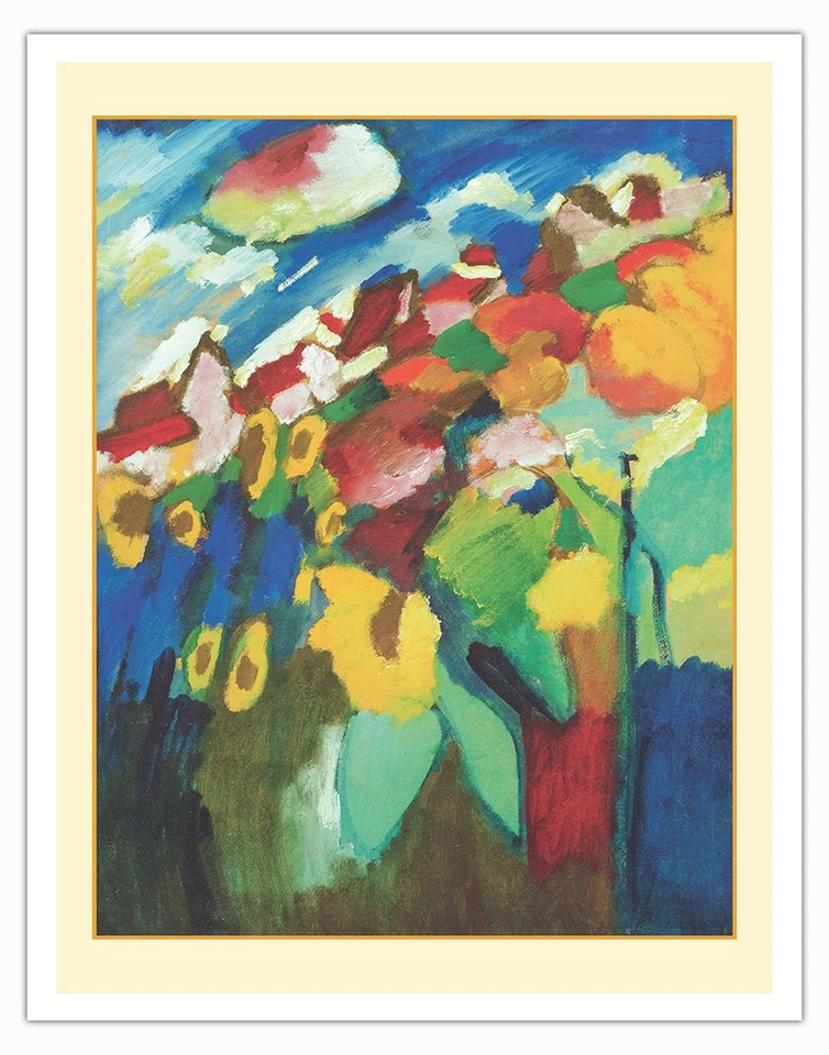 Murnau Garden (Garten) de Wassily (Vasily) Kandinsky 1910 Foto 1 de 1