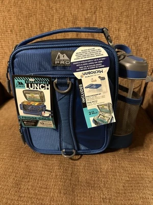 Bolsa de almuerzo expandible Arctic Zone Pro, incluye contenedores de alimentos/botella azul Foto 1 de 4