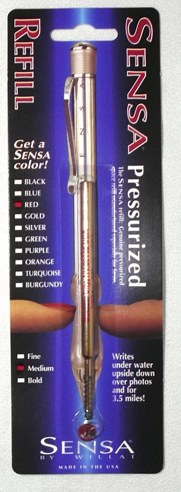 Recarga presurizada Sensa roja mediana Foto 1 de 1