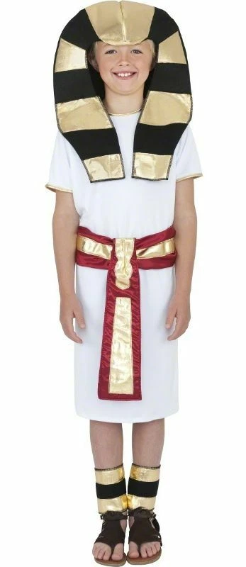 Egyptian Pharaoh Child Costume Halloween Book Week SMC38656L - image 1 of 3