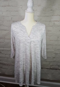 Soma Nightgown Sleep T-shirt Cool Nights Gray Stretch Size Medium - Picture 1 of 13