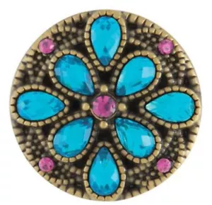 VENDITA gioielli Ginger Snaps! Scatto "Bellissimo antico zircone in ottone" #08-49 - Foto 1 di 1