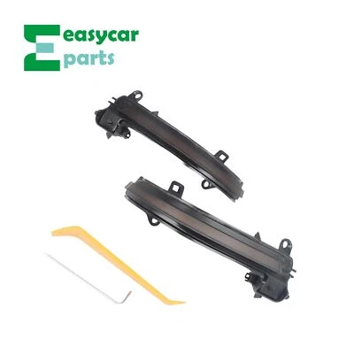 Luces de señal de giro LED dinámicas ahumadas para BMW X1 2010-2018 2 piezas Foto 1 de 4