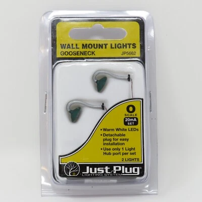 Woodland Scenics O 5662 Gooseneck Wall Mount Light Just Plug Lighting System - Image 1 of 4