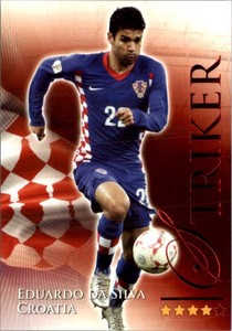 2010-11 Futera World Football Online Game Coll. Ruby #664 Eduardo Da Silva