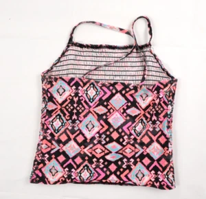 Justice Girl's Size 12 Abstract Print Spaghetti Strap Tank Top - Picture 1 of 7