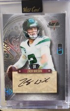 Zach Wilson 2023 WILD CARD 7 CARD STUDS  TRUE 1/1 