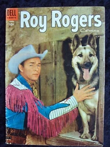 ROY ROGERS COMICS #87 DELL COMICS GOLDEN AGE WESTERN PHOTO COVER  - Picture 1 of 2