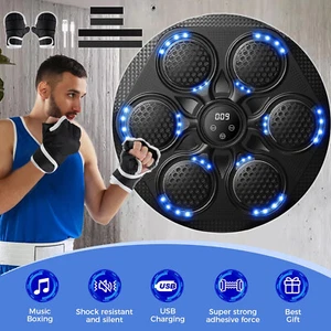 Bluetooth Music Boxing Machine Smart Punching Boxing Game Training Equipment Kit - Picture 1 of 12