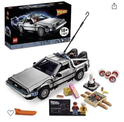 LEGO Back to The Future Time Machine 10300 Building Set for Adults - Image 1 of 3