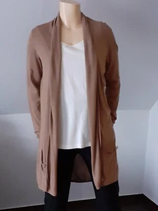 Stile Benneton Cardigan Gr. 40 (M) offen mit Taschen braun - Bild 1 von 8