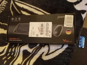 Perixx PERIDUO-717 Wireless Standard Keyboard and Mouse Combo-Set New - Picture 1 of 7