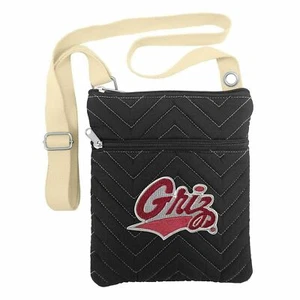 MONTANA GRIZZLIES CHEVRON STITCH CROSS BODY PURSE BAG - Picture 1 of 1