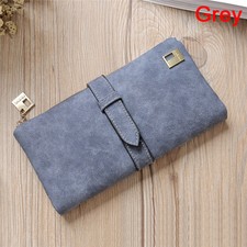 Cute Women Leather Long Purse Ladies Clutch Coin Phone Bag Wallet Card Holder_qi