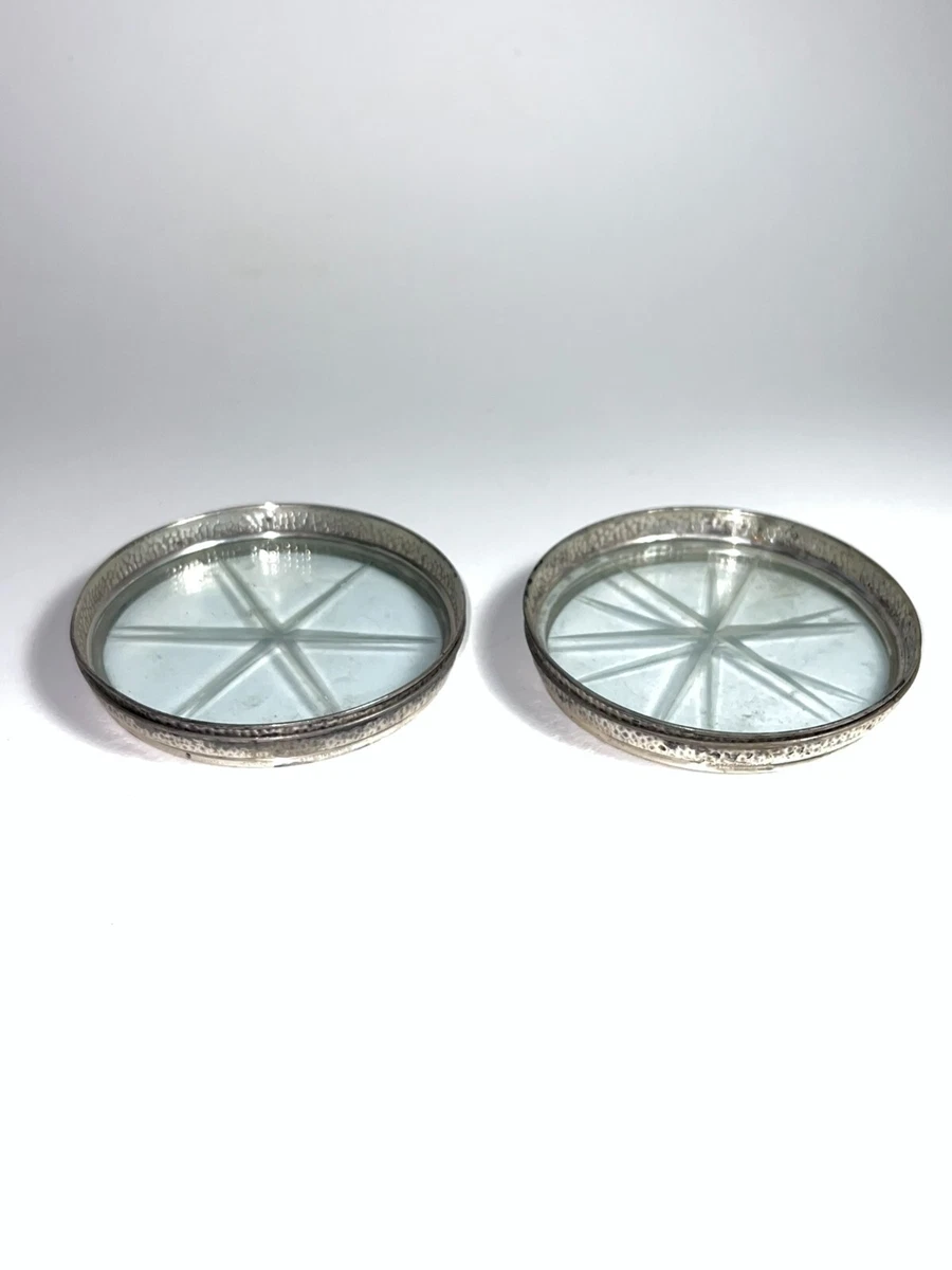 Frank M. Whiting Antique US Sterling Silver Dishes & Coasters for