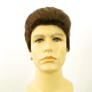 Perruque homme 100% cheveux naturel châtain clair ref QUENTIN 8 - Imagen 1 de 8