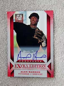 Pittsburgh Pirates Alen Hanson Signed 2013 Panini Elite Extra Auto #500/550 - Picture 1 of 1