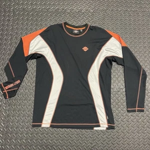 Harley Davidson Performance Herren Schwarz Large Langarm Coolcore Riding Gear - Bild 1 von 9