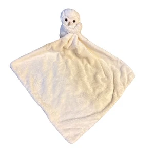 Jellycat Owl Lovey 12" White Security Blanket - Baby Nursery Plush Toy - Minty - Picture 1 of 5