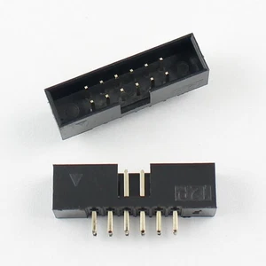 5Pcs 2mm 2.0mm Pitch 12 Pin 2x6 Straight Male Shrouded Box Header IDC Connector - Picture 1 of 6