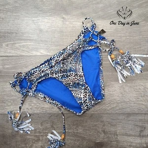 a.n.a Tribal Print Tie Side Bikini Bottom Size M - Picture 1 of 3
