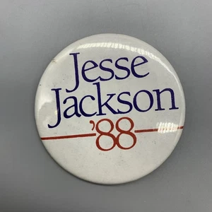 Vintage Jesse Jackson '88 1988  Presidential Campaign Pin Button 2 1/4" - Picture 1 of 4