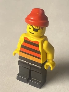 LEGO Pirate Red Black Stripes Shirt Red Bandana Ref pi031 Set 6266 - Bild 1 von 1