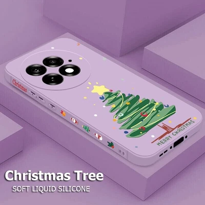 Christmas Tree Case For OnePlus 13R 13 12 12R 11R Shockproof Silicone Soft Cover - Image 1 of 4