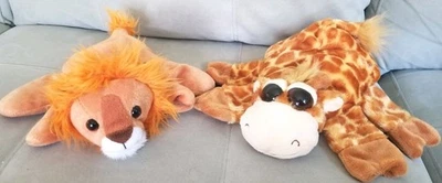 Vintage Caltoy Hand Puppets Lion And Giraffe Glove Puppet Lot Of 2 - Image 1 of 4