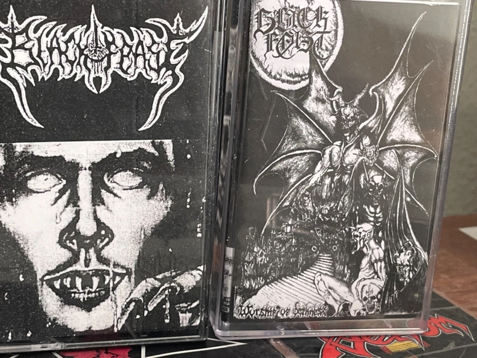Black Feast tape lot Witchcraft Beherit Blapshemy Archgoat Impurity - Image 1 of 1