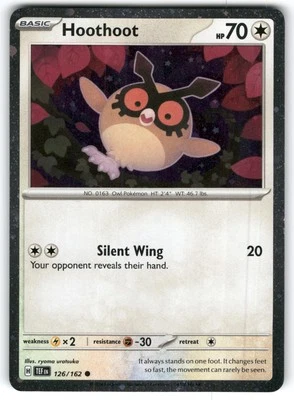 Cosmos Holo Hoothoot #126/162 SV05: Temporal Forces - Image 1 of 2